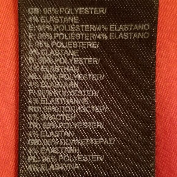 The North Face Orange Pleated  Athletic Stretch Sports Tank Top Size SP - Picture 5 of 9